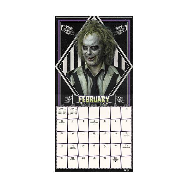 Beetlejuice Beetlejuice™ 2025 Wall  Calendar