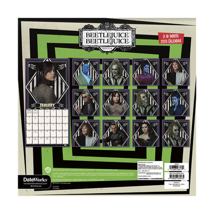 Beetlejuice Beetlejuice™ 2025 Wall  Calendar