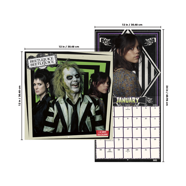 Beetlejuice Beetlejuice™ 2025 Wall  Calendar