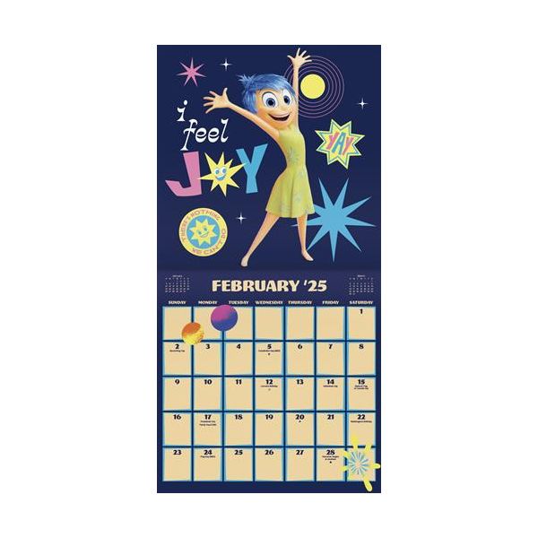 Disney PIXAR  Inside Out 2 ™ 2025 Wall  Calendar