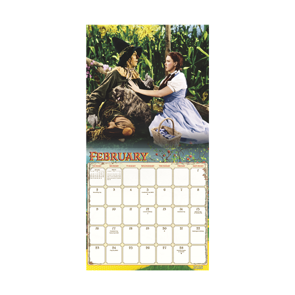 The Wizard Of Oz   ™ 2025 Wall  Calendar