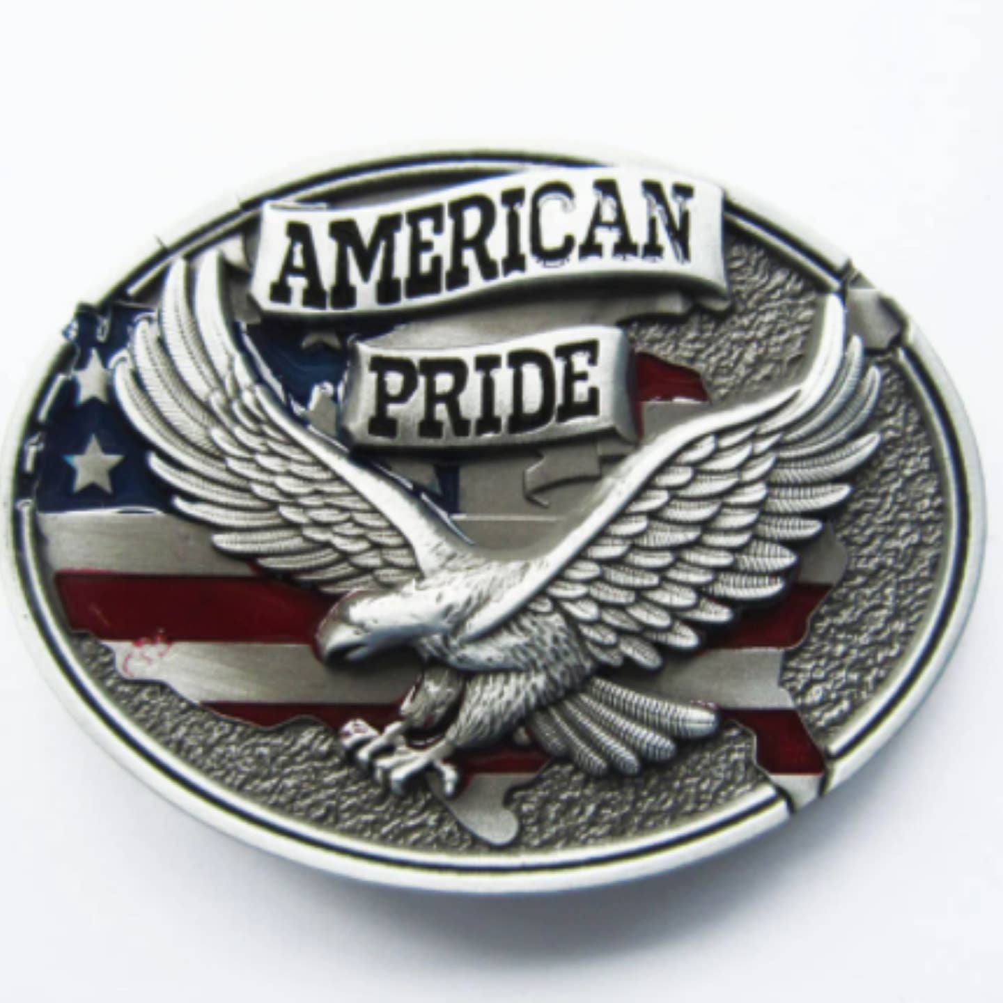 American Pride Eagle Western  Cowboy  Belt Buckle Assorted Colors