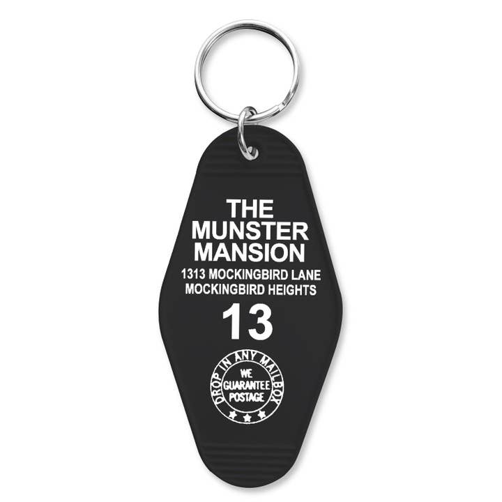 The Munsters™  Mansion  Room Key  Keychain